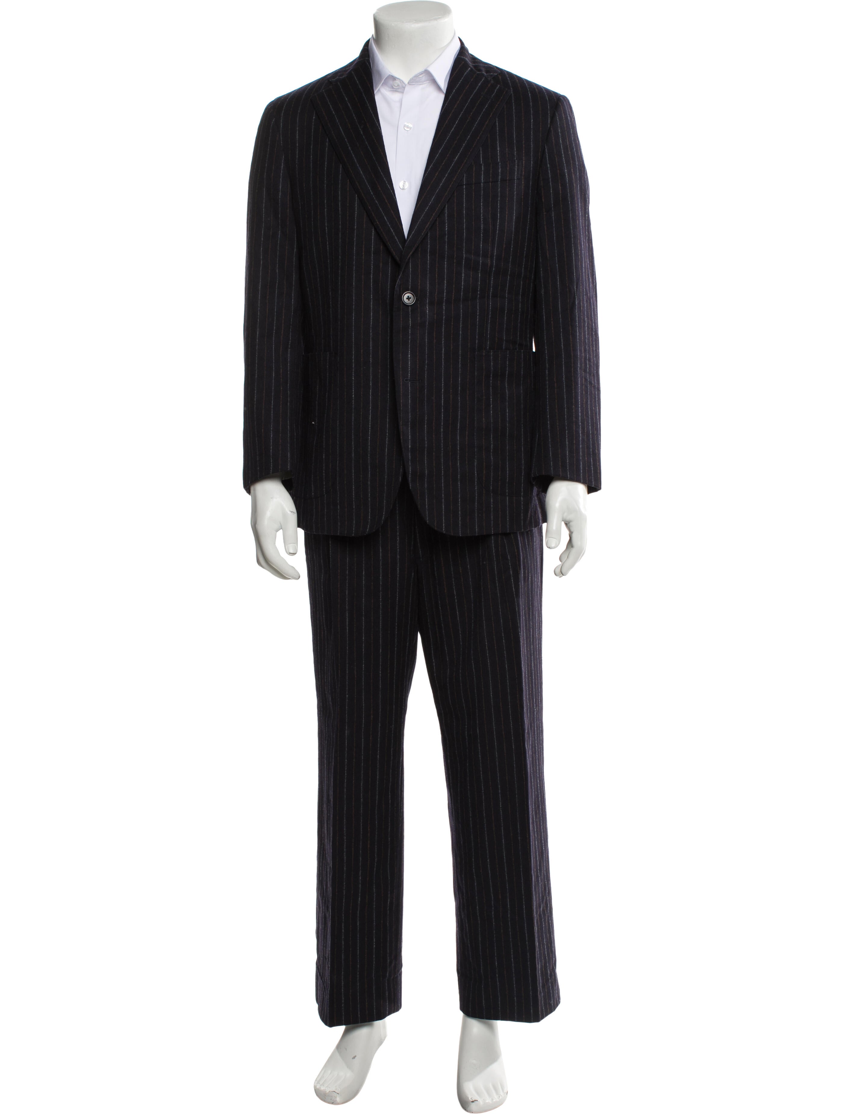 Christian Lacroix Wool Striped Two-Piece Suit