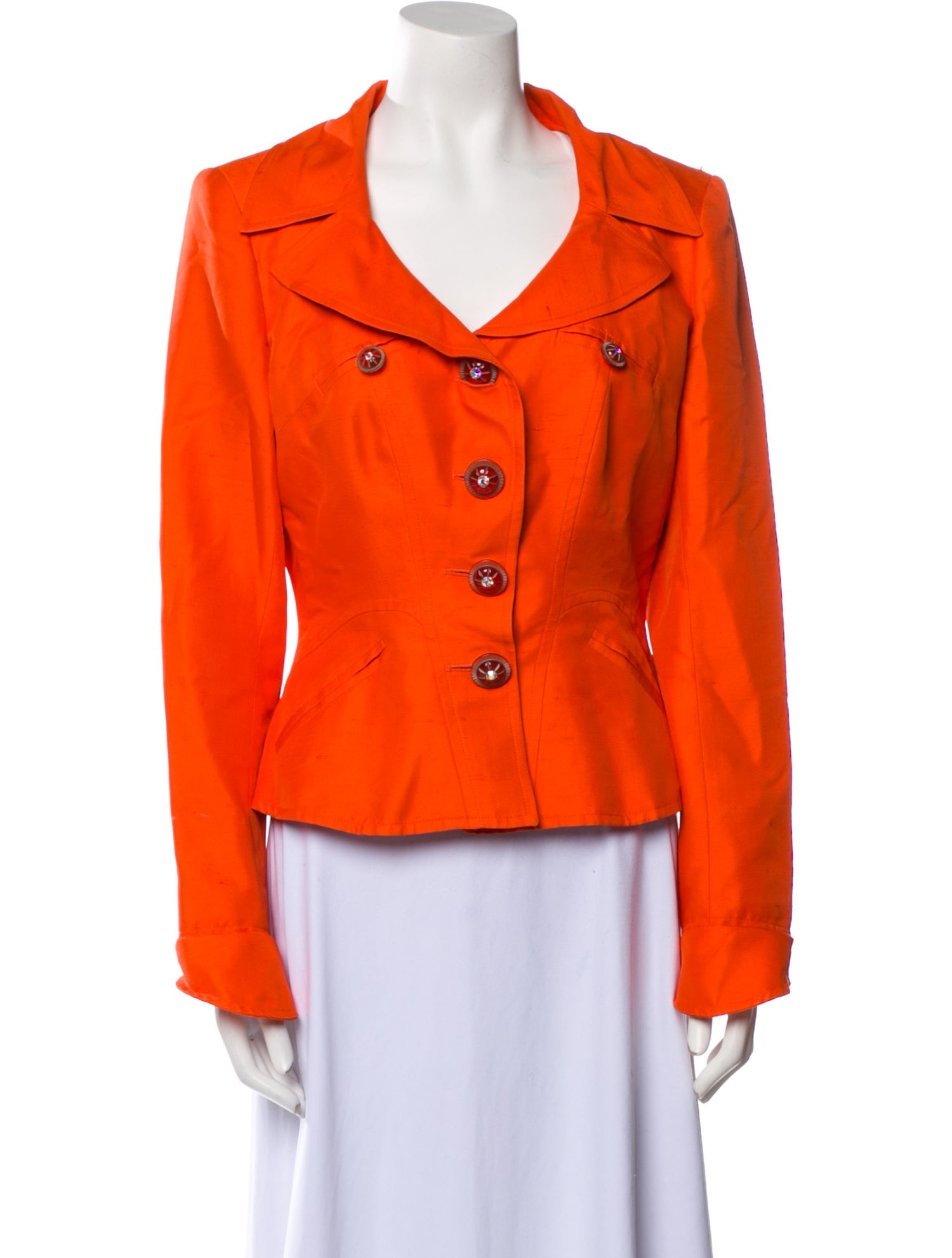 クリスチャンラクロワ ジャケット 90s 00s Christian Lacroix Vintage 1990's Blazer - Orange Jackets