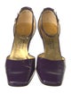 Christian Lacroix Leather D'Orsay Pumps