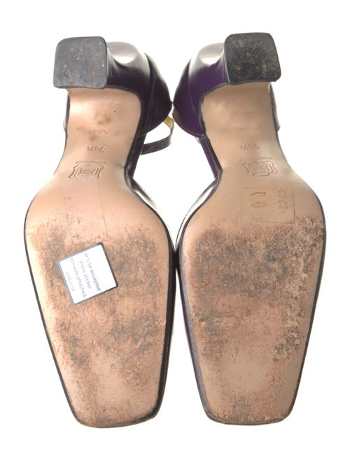 Christian Lacroix Leather D'Orsay Pumps