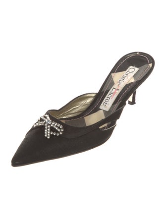 Christian Lacroix Canvas Mules