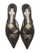 Christian Lacroix Canvas Mules
