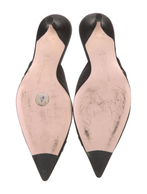 Christian Lacroix Canvas Mules