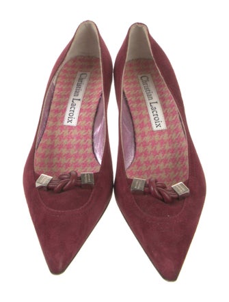 Christian Lacroix Suede Pumps