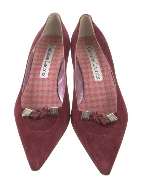 Christian Lacroix Suede Pumps