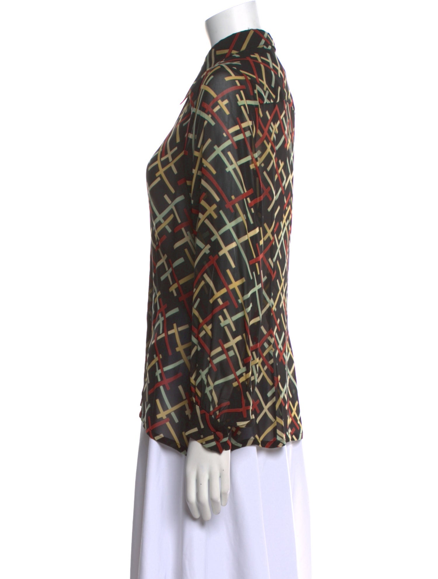 Christian Lacroix Vintage 1990's Button-Up Top