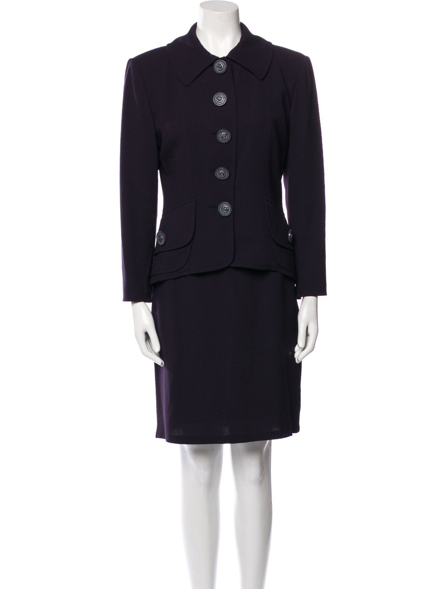 Christian Lacroix Wool Skirt Suit