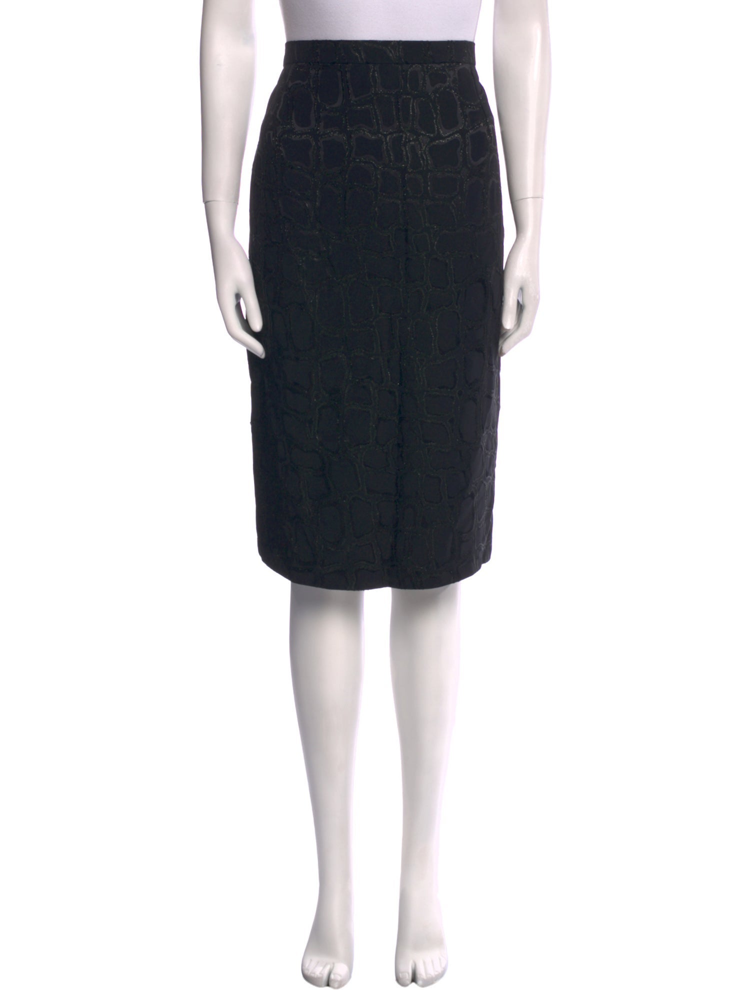 Christian Lacroix Animal Print Knee-Length Skirt