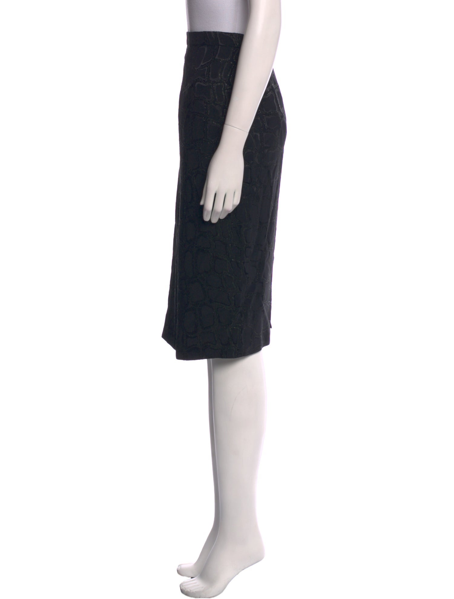 Christian Lacroix Animal Print Knee-Length Skirt