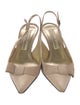 Christian Lacroix Suede Slingback Pumps