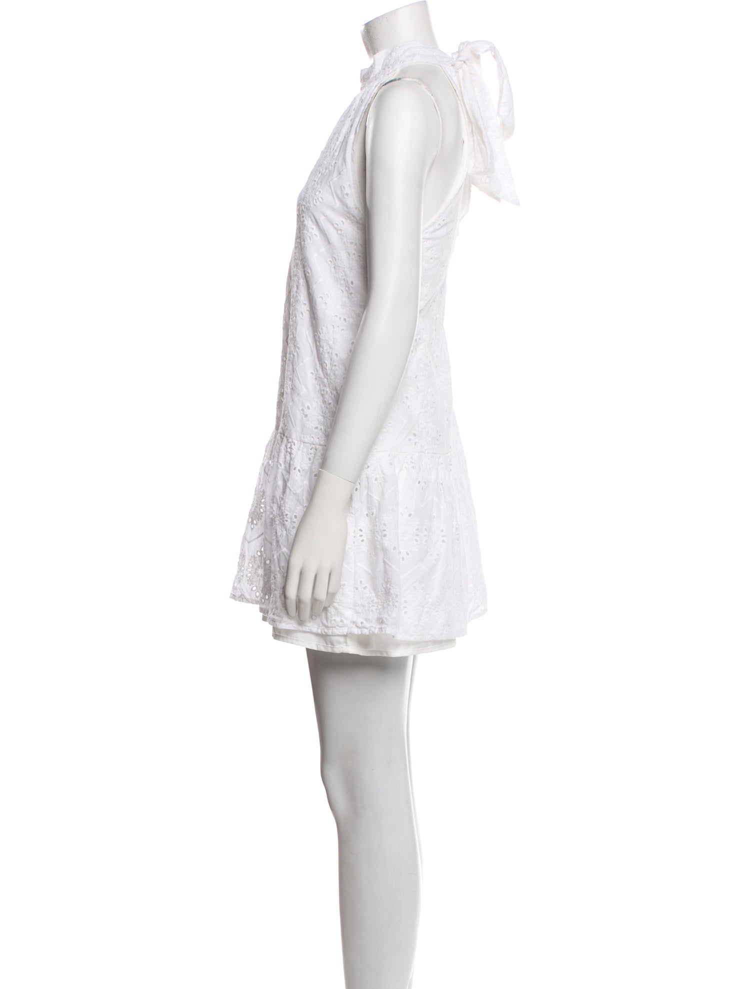 Christian Lacroix Mock Neck Mini Dress