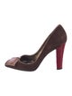 Christian Lacroix Suede Pumps
