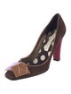 Christian Lacroix Suede Pumps