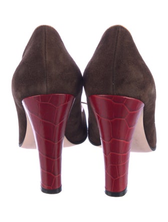 Christian Lacroix Suede Pumps
