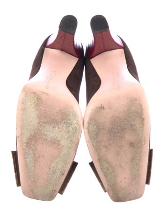 Christian Lacroix Suede Pumps