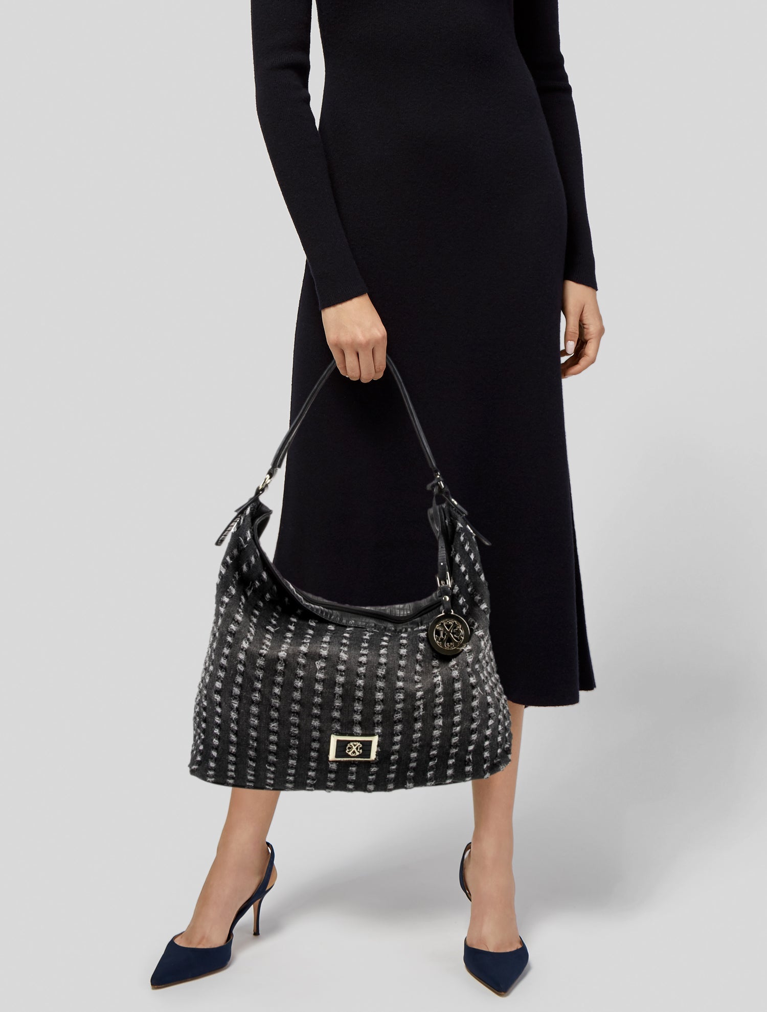 Christian Lacroix Denim Hobo Large