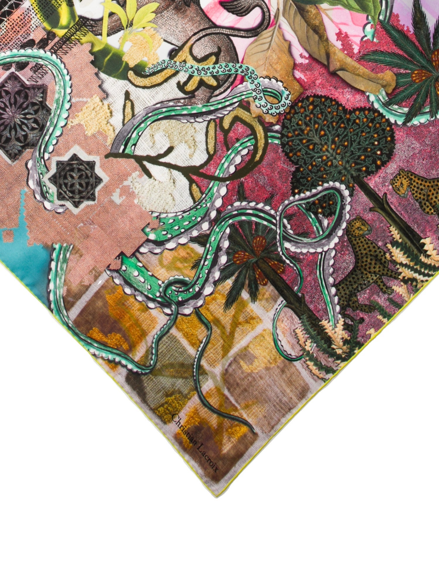 Christian Lacroix Silk Printed Bandana