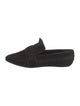 Christian Lacroix Suede Embroidered Accent Loafers
