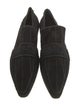 Christian Lacroix Suede Embroidered Accent Loafers