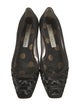 Christian Lacroix Satin Sequin Embellishments Ballet Flats