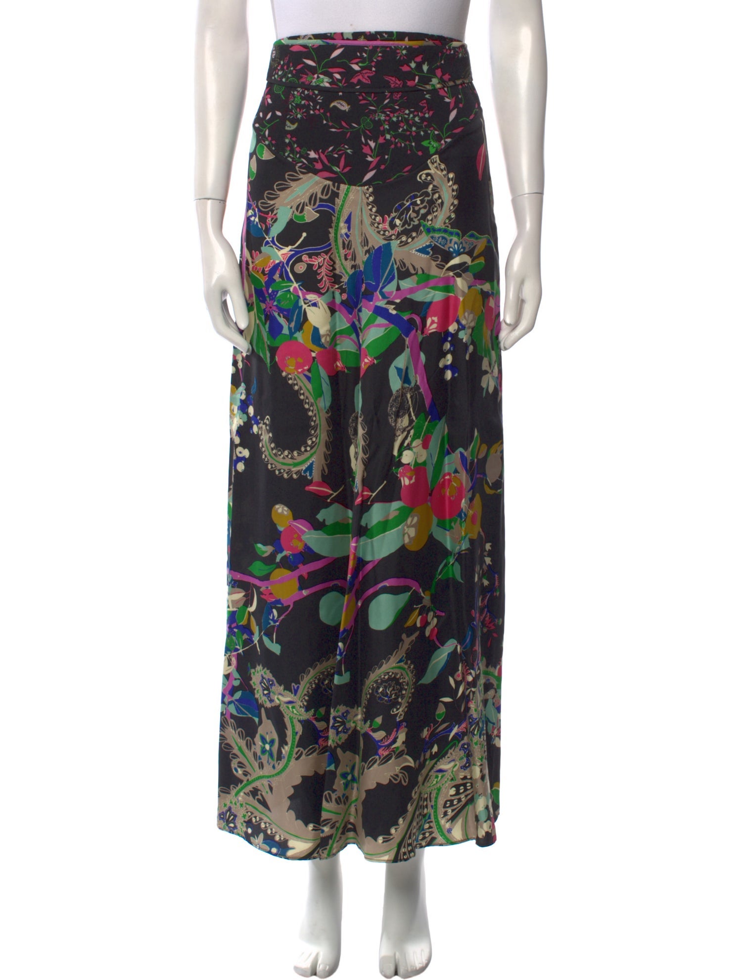 Christian Lacroix Silk Long Skirt