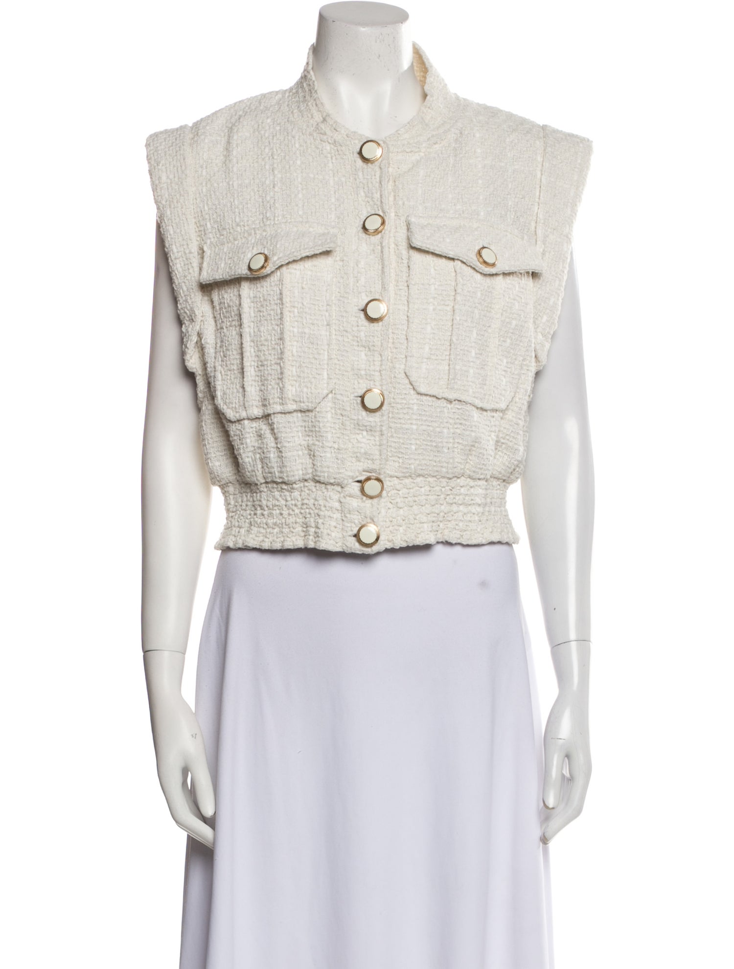 Christian Lacroix Tweed Pattern Vest