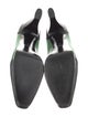 Christian Lacroix Patent Leather Embroidered Accent Pumps