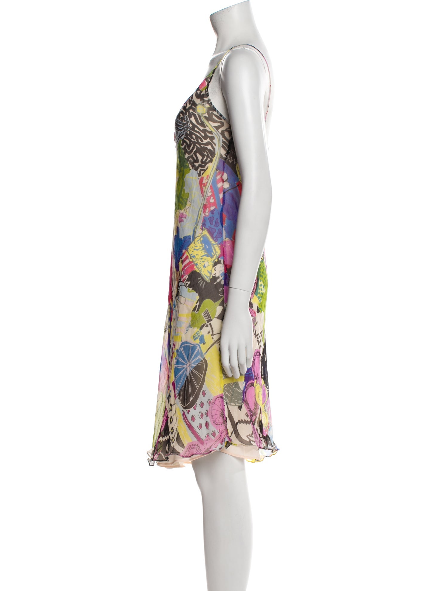 Bazar de Christian Lacroix Vintage Midi Length Dress