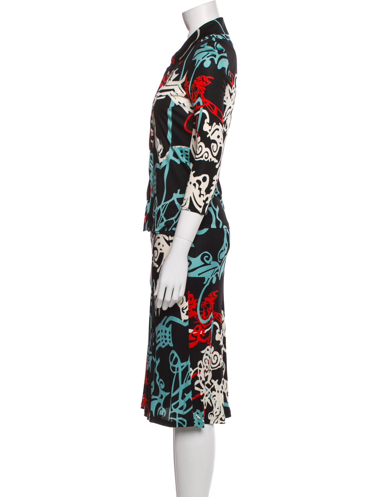 Christian Lacroix Printed Skirt Set
