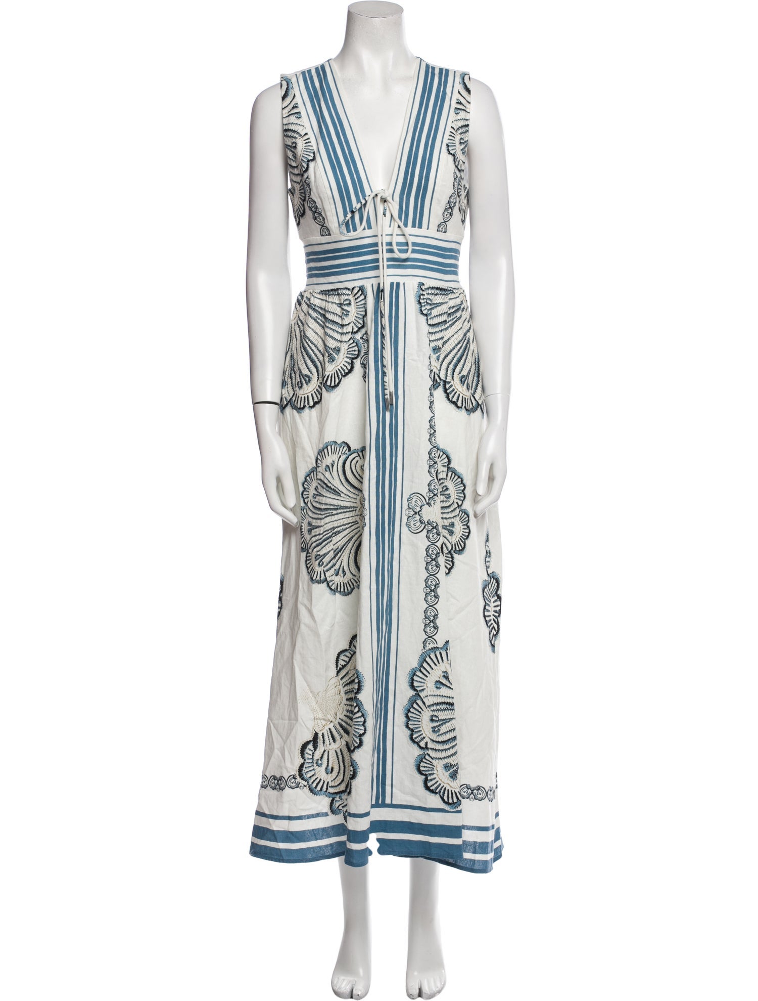 Christian Lacroix Linen Long Dress w/ Tags
