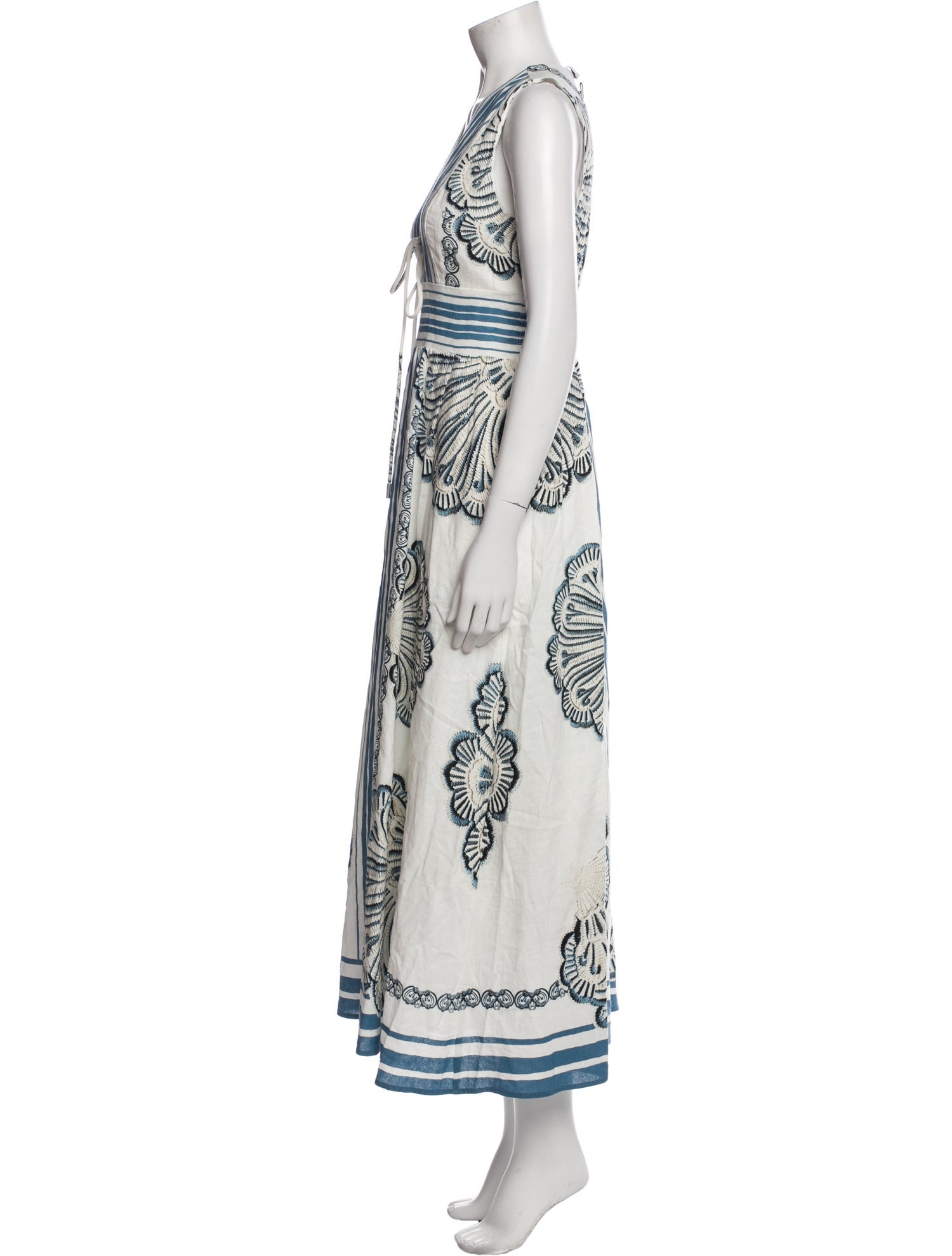 Christian Lacroix Linen Long Dress w/ Tags