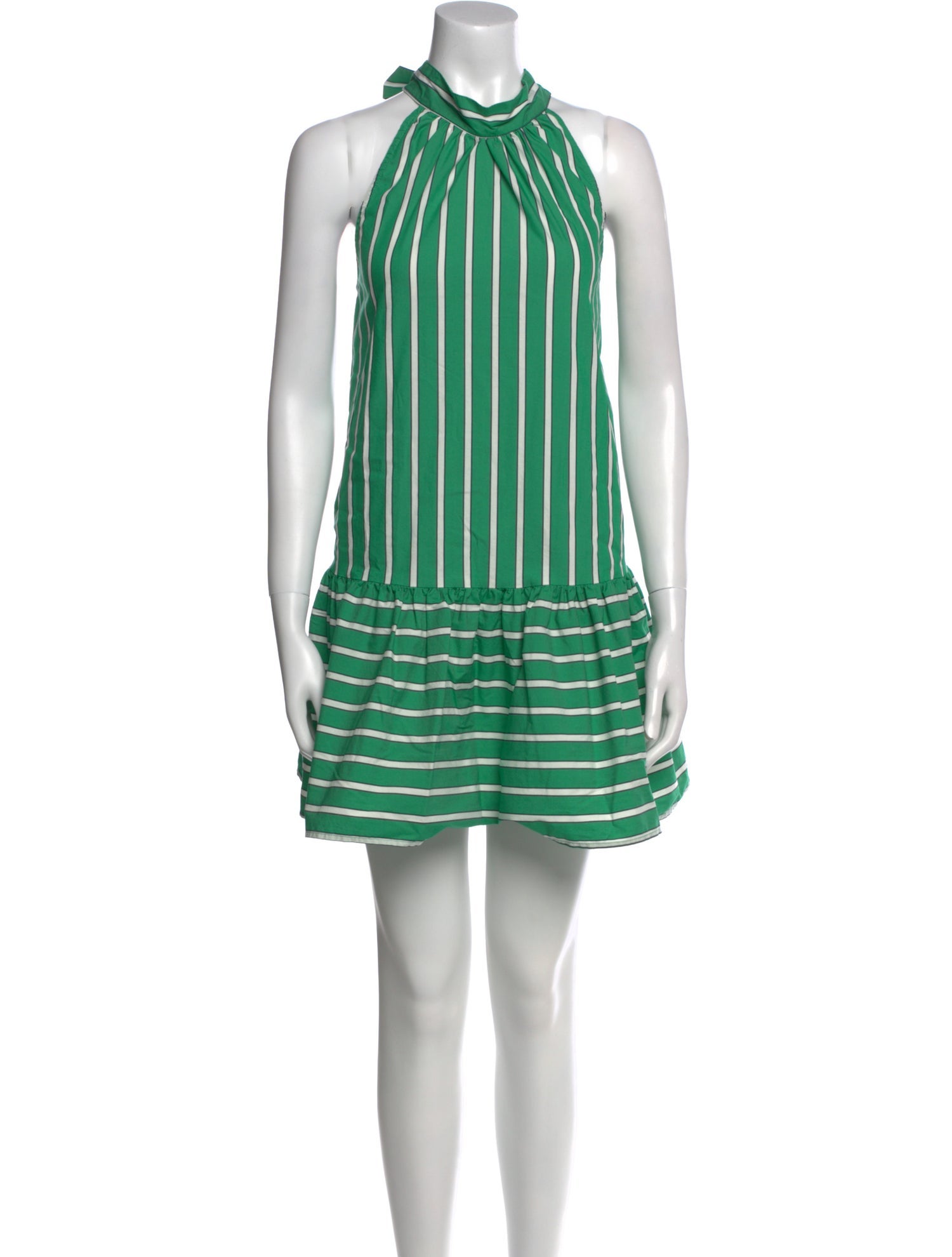 Christian Lacroix Striped Mini Dress