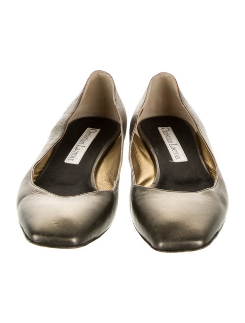 Christian Lacroix Leather Ballet Flats