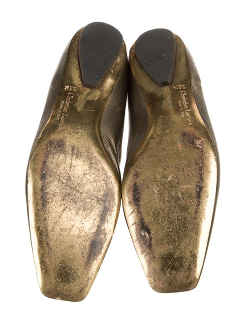 Christian Lacroix Leather Ballet Flats