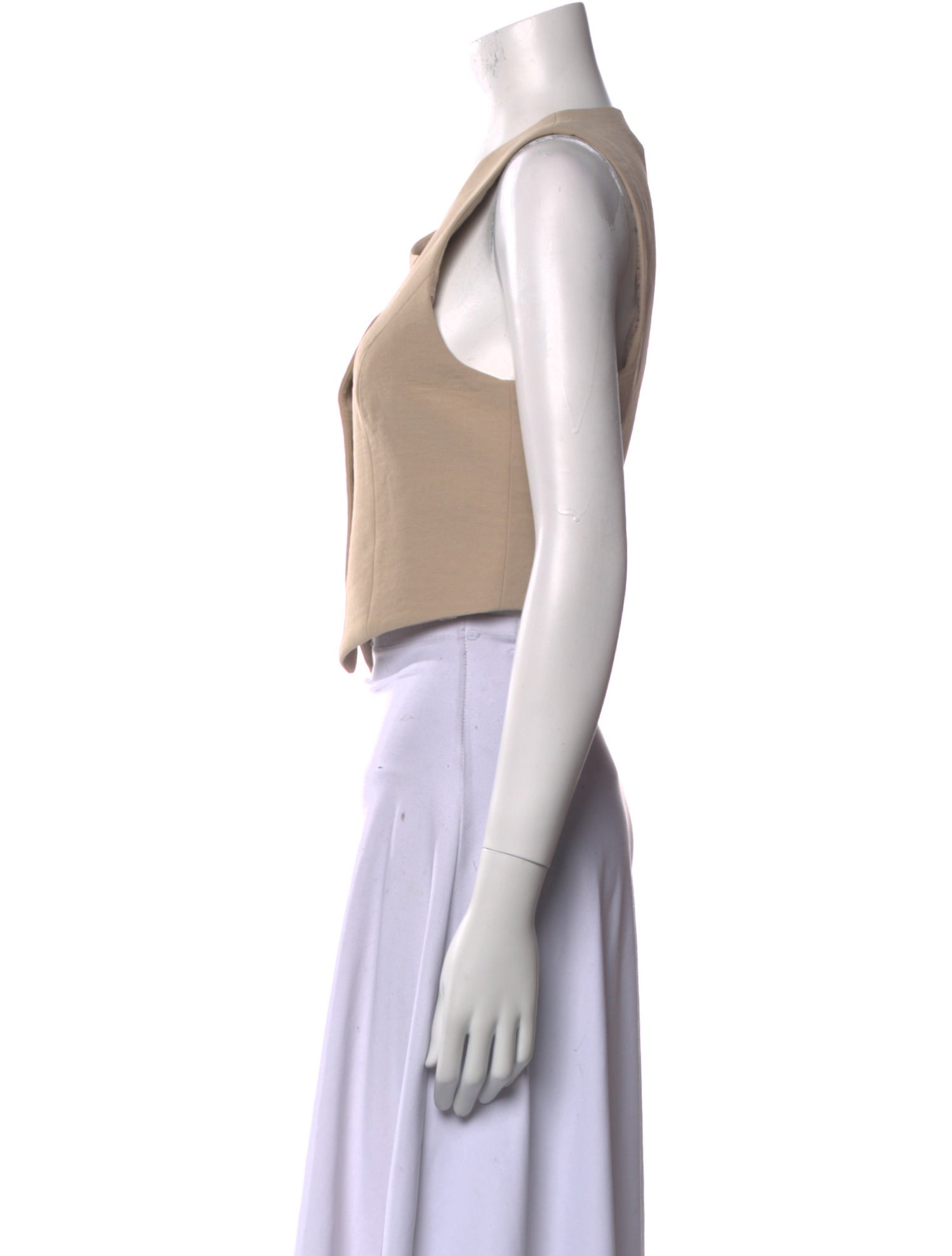 Christian Lacroix Scoop Neck Sleeveless Crop Top w/ Tags