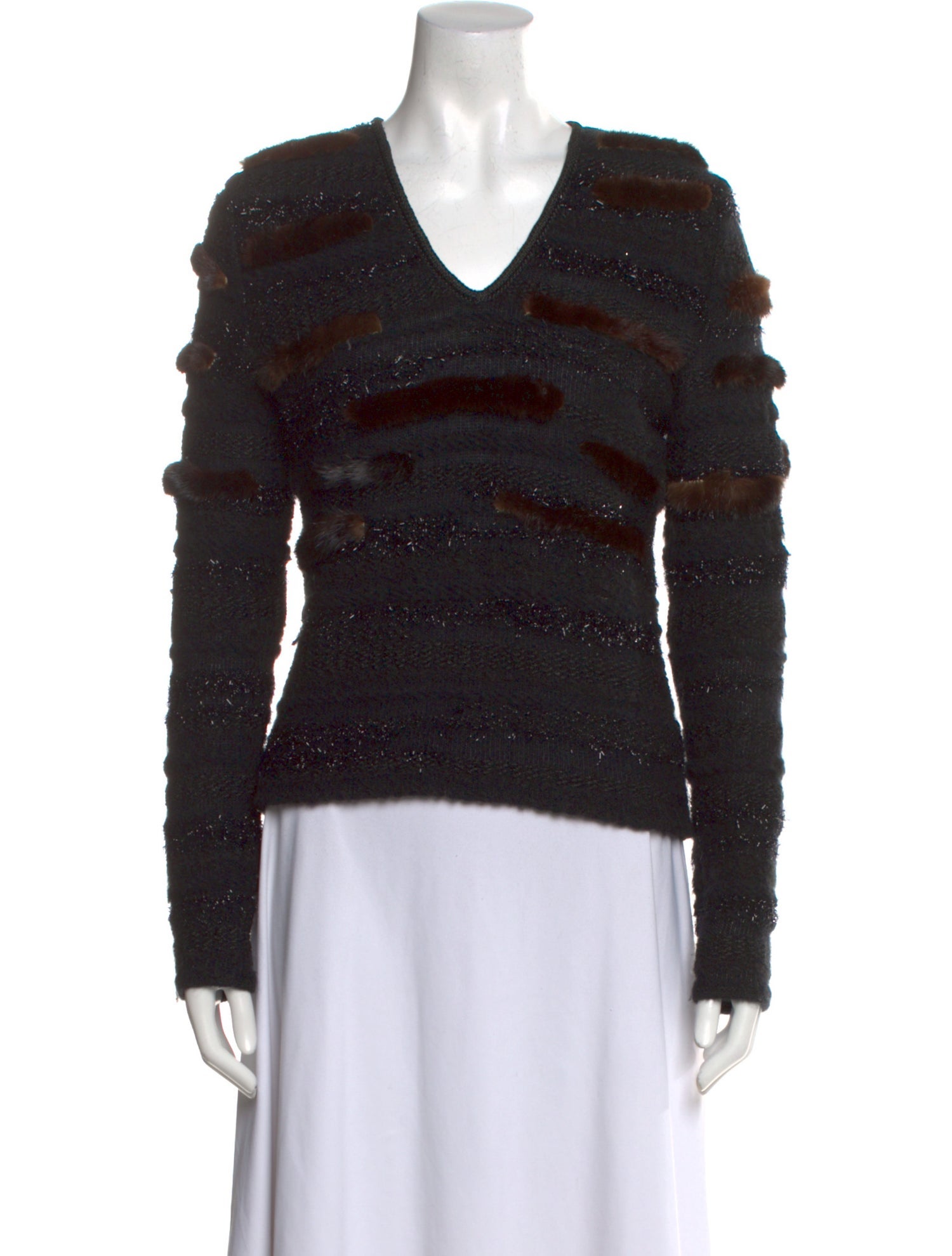 Christian Lacroix 1998 V-Neck Sweater