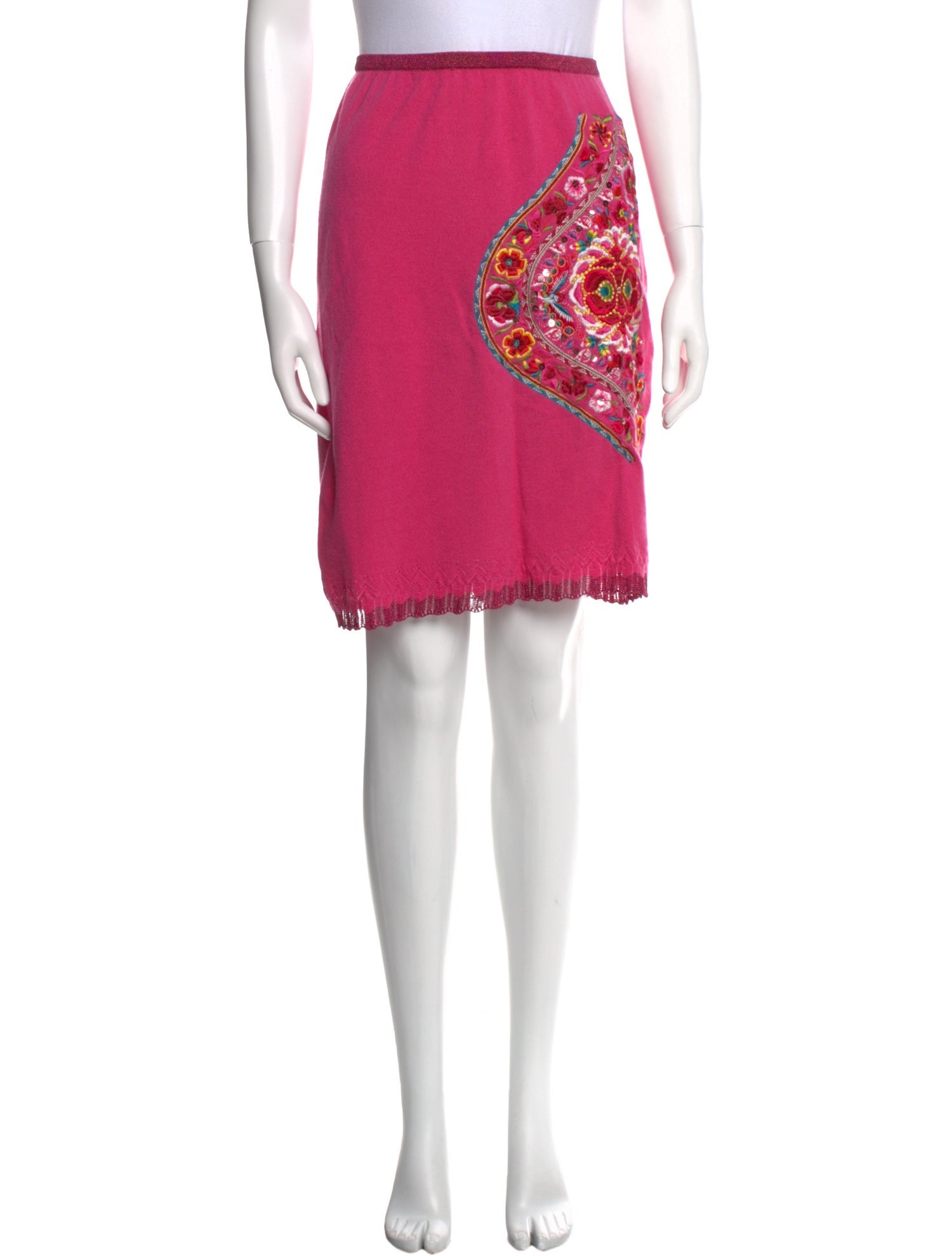 Christian Lacroix Vintage Knee-Length Skirt