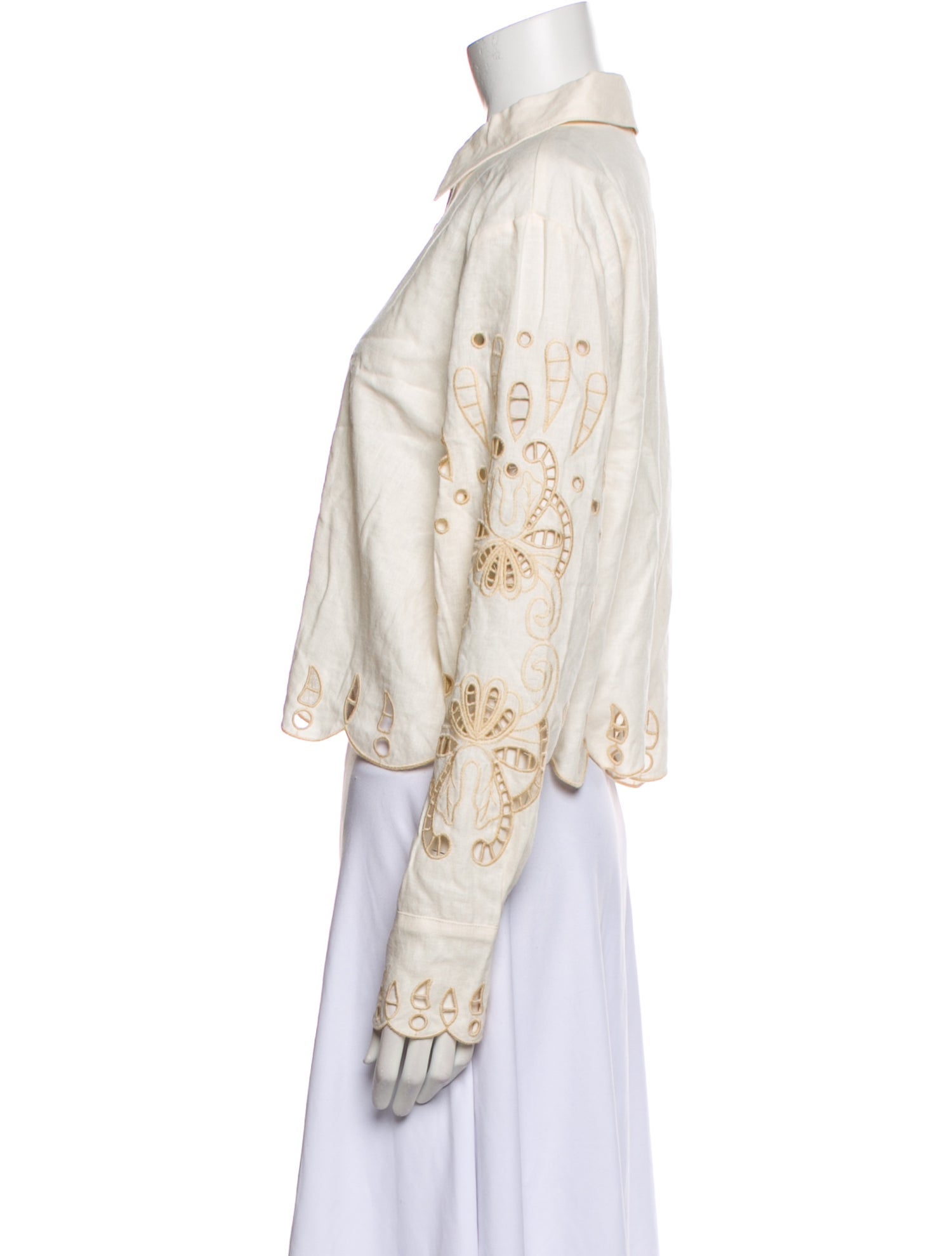 Christian Lacroix Long Sleeve Crop Top w/ Tags