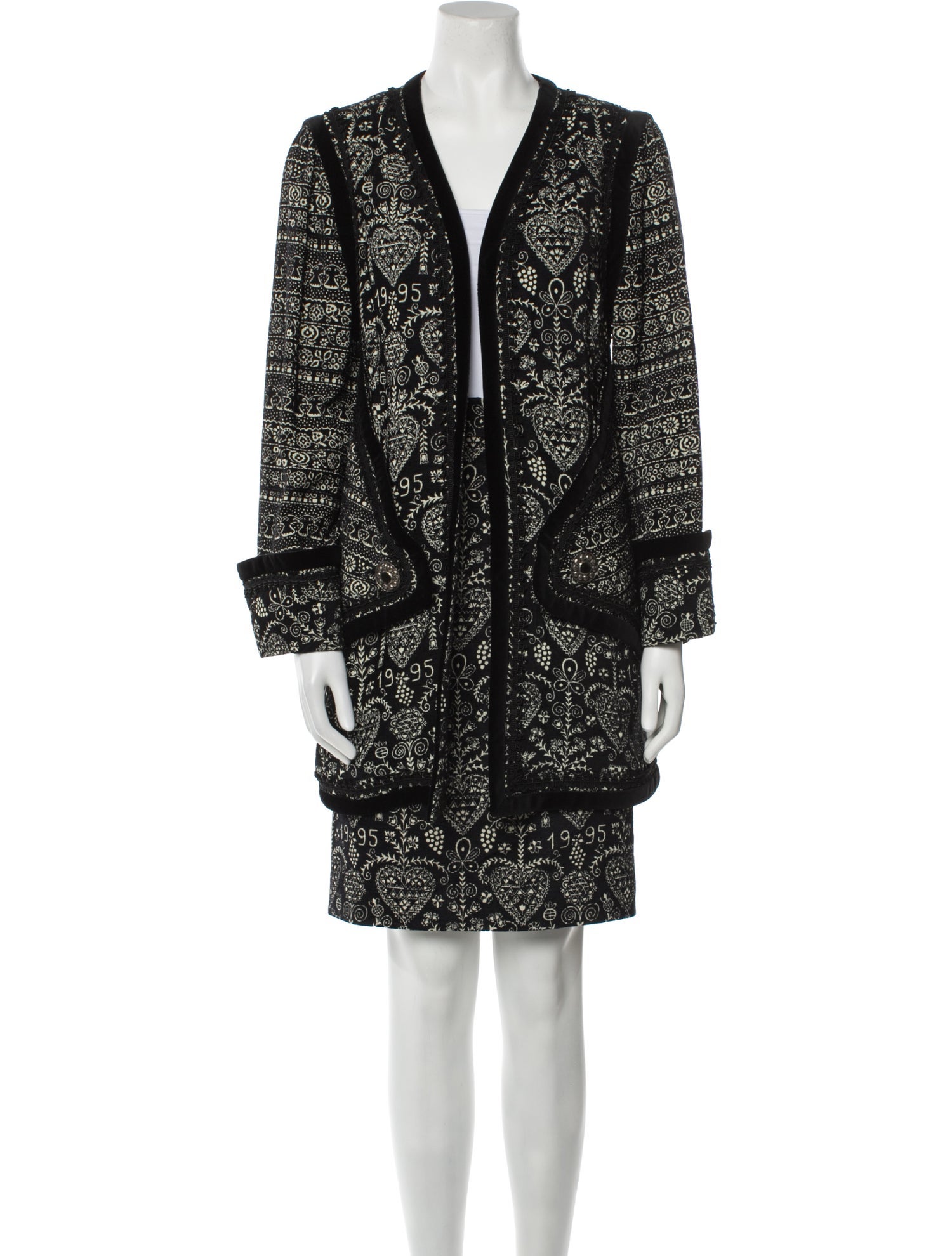 Christian Lacroix Vintage 1994 Skirt Suit