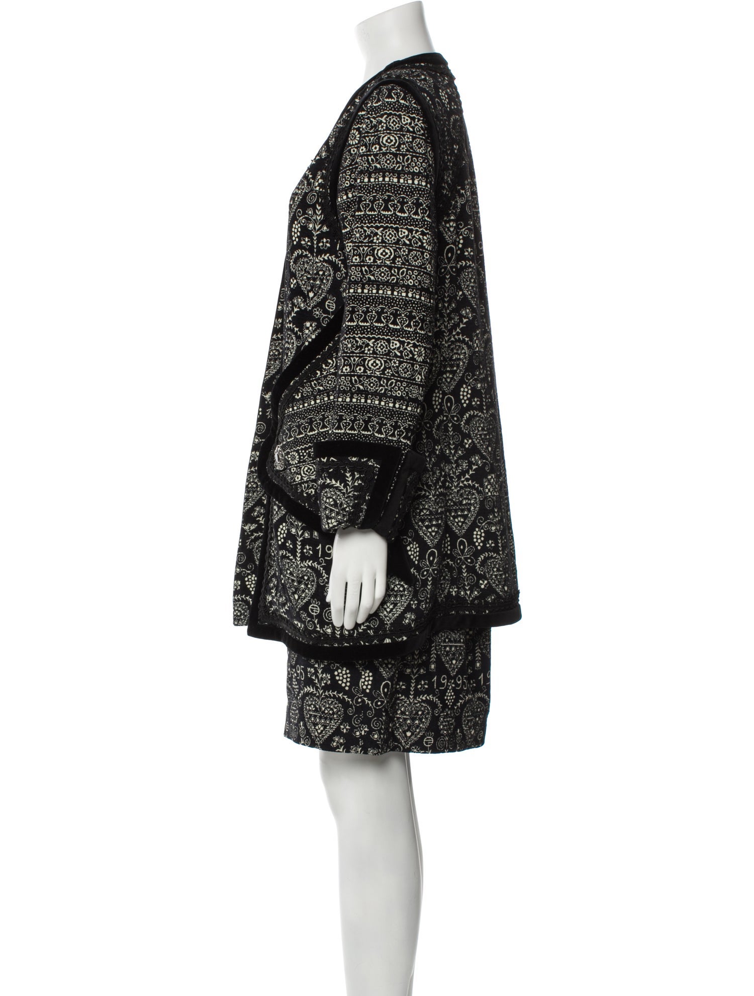 Christian Lacroix Vintage 1994 Skirt Suit