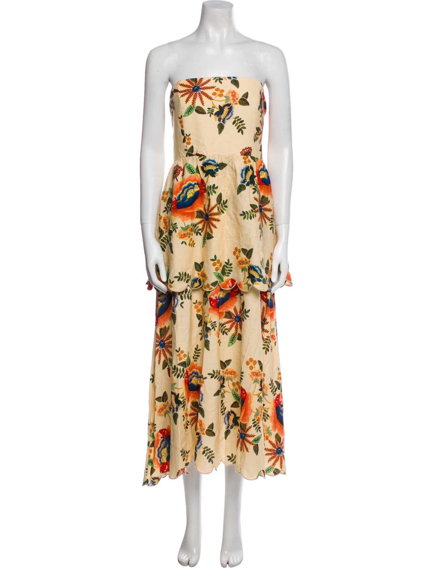 Christian Lacroix Linen Midi Length Dress w/ Tags