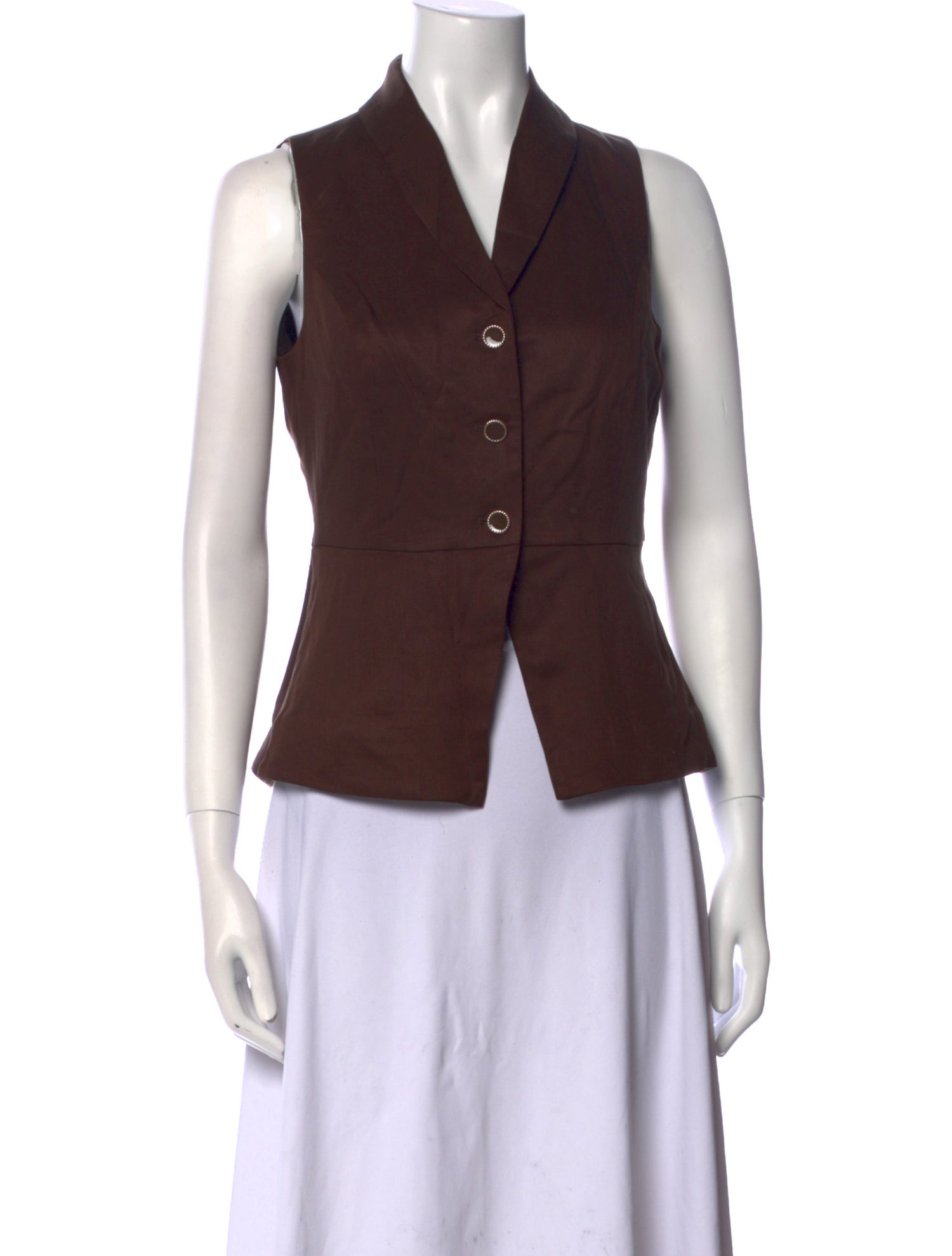 Christian Lacroix V-Neck Sleeveless Top w/ Tags