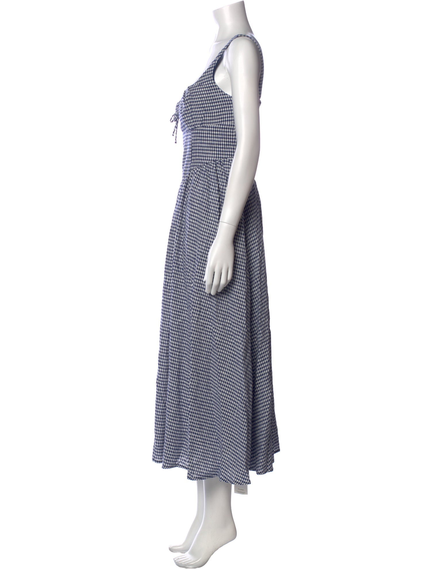 Christian Lacroix Plaid Print Long Dress w/ Tags