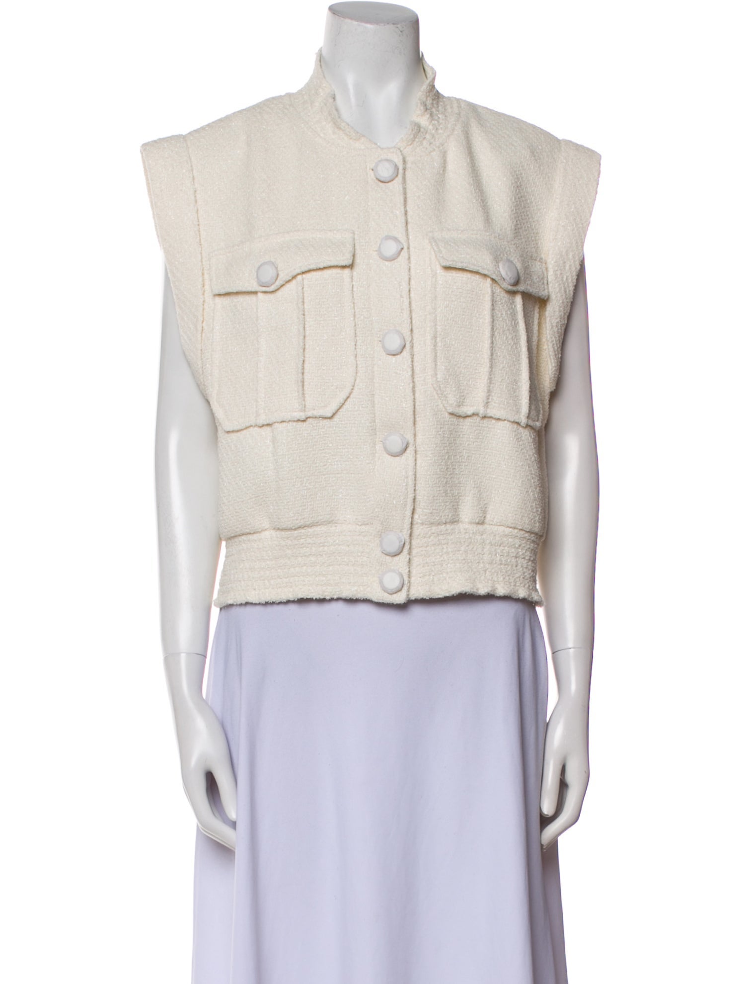 Christian Lacroix Tweed Pattern Vest w/ Tags