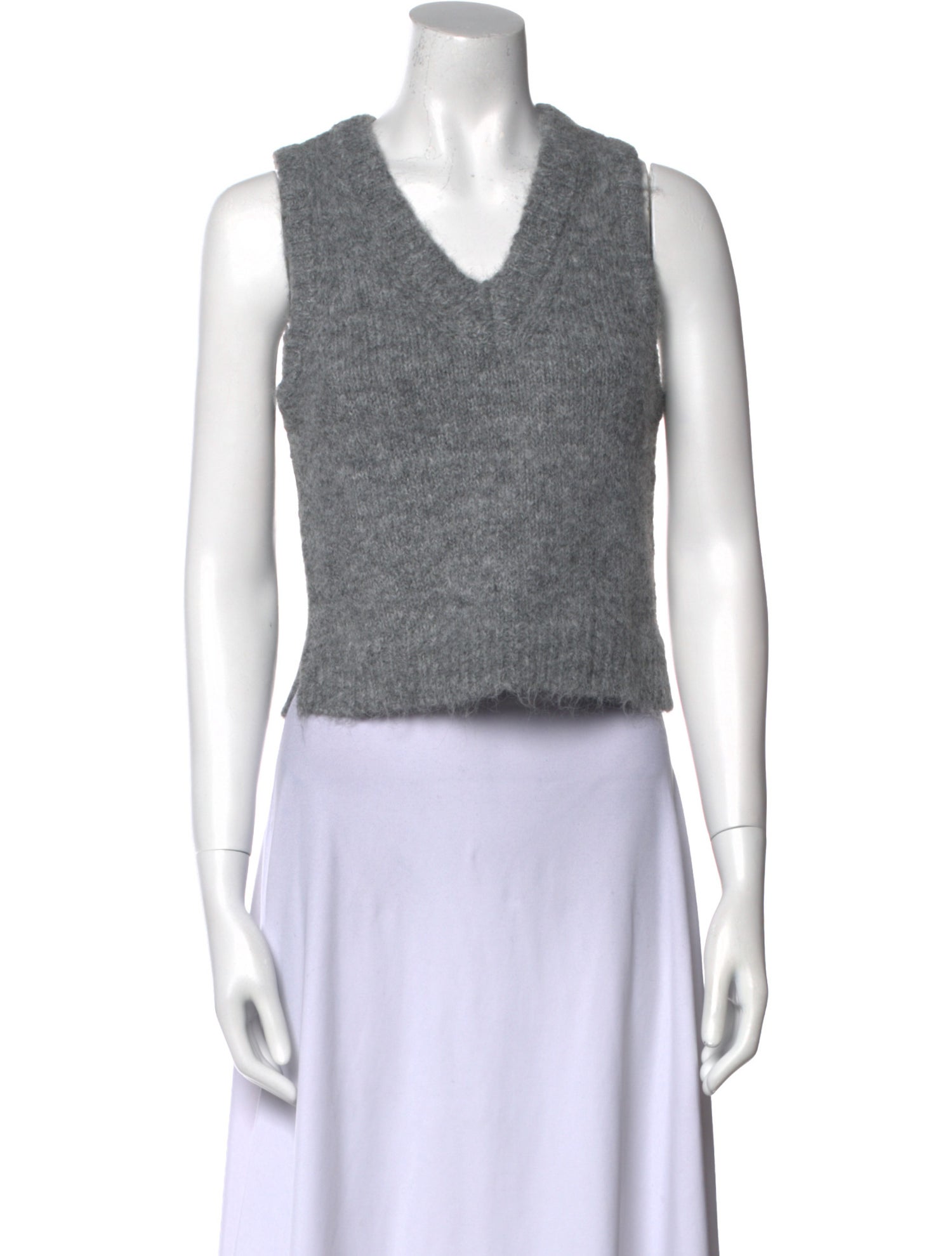 Christian Lacroix V-Neck Sleeveless Crop Top w/ Tags