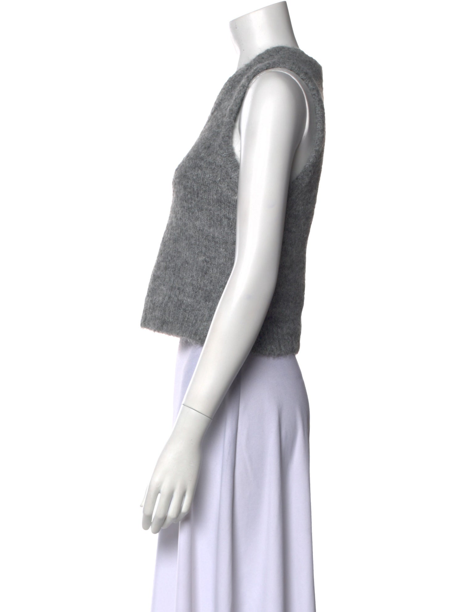 Christian Lacroix V-Neck Sleeveless Crop Top w/ Tags