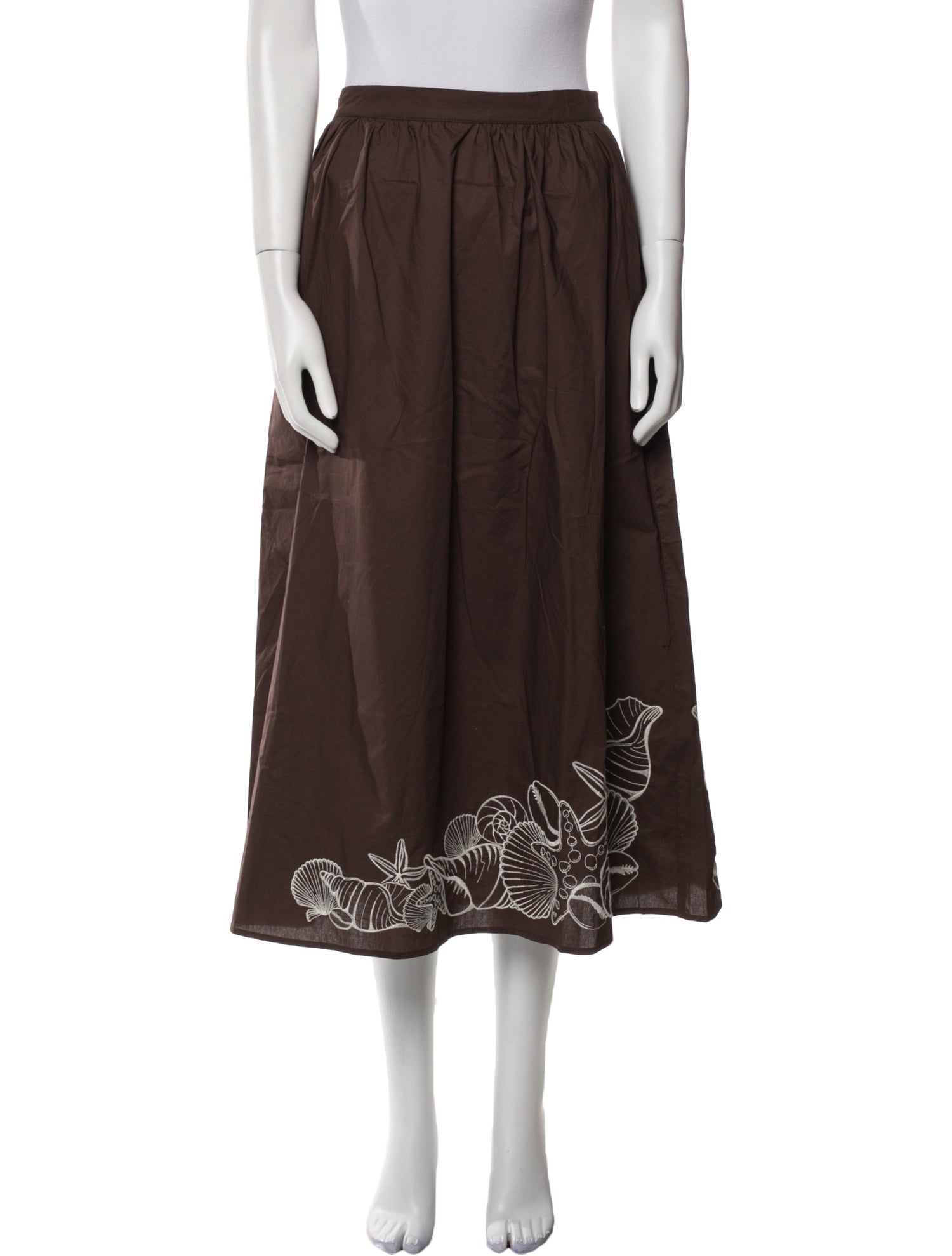 Christian Lacroix Graphic Print Midi Length Skirt w/ Tags