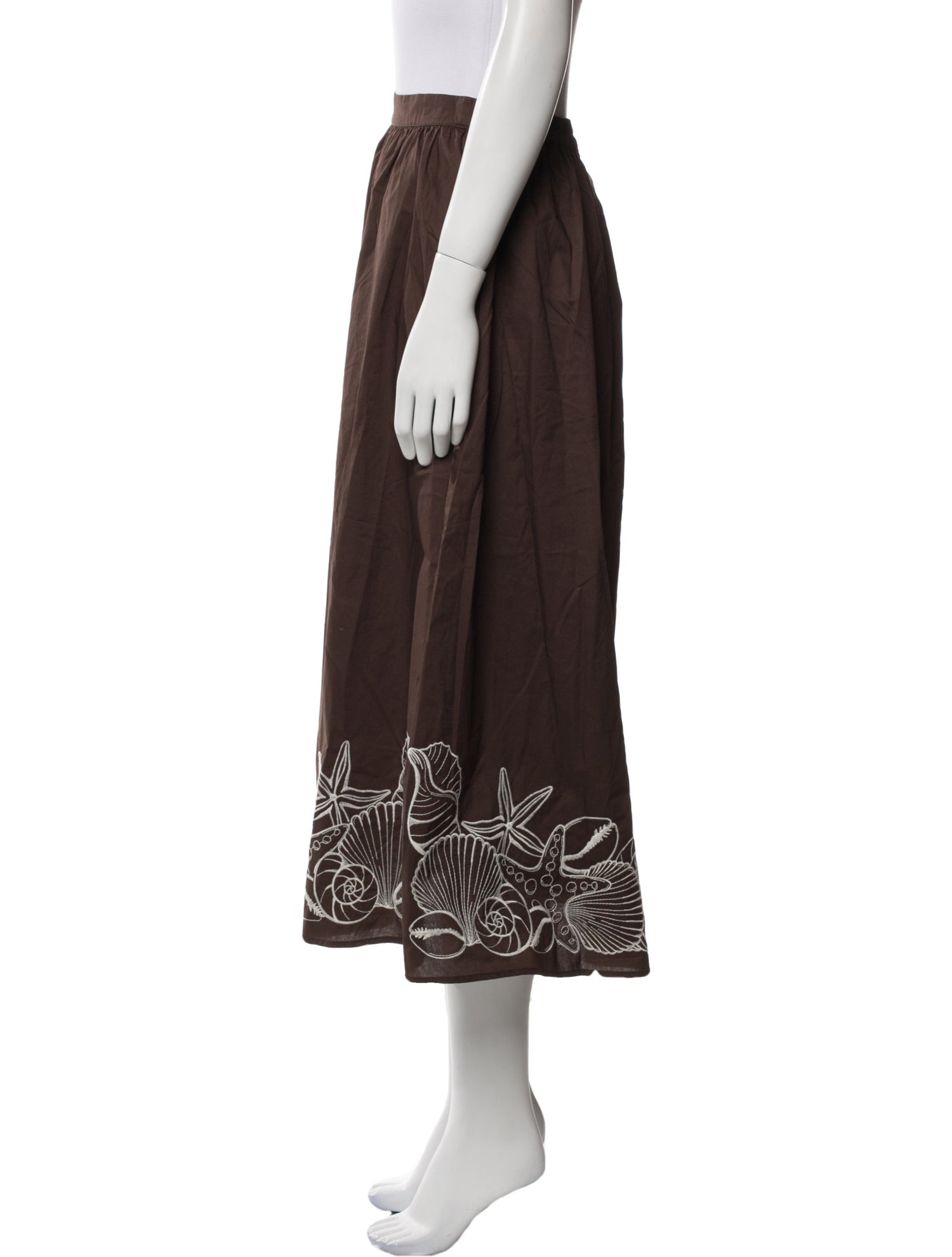 Christian Lacroix Graphic Print Midi Length Skirt w/ Tags