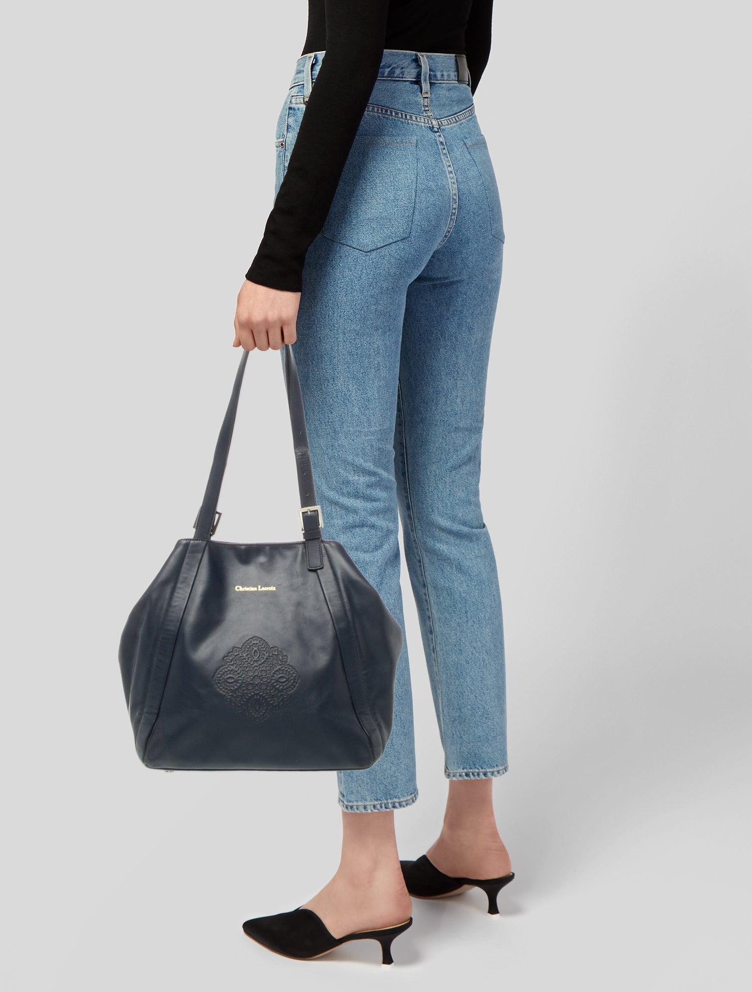 Christian Lacroix Leather Tote