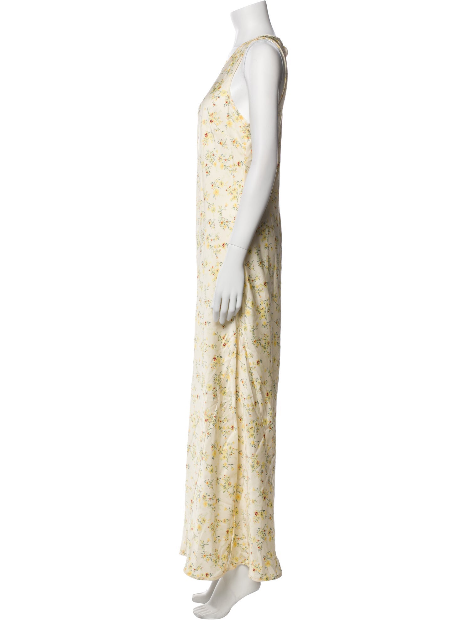 Christian Lacroix Floral Print Long Dress